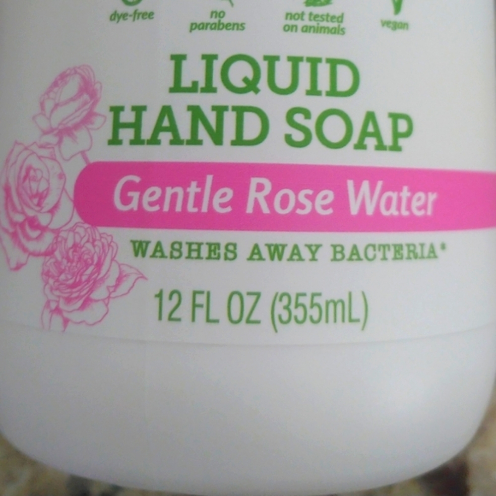 Gentle Rose Water Liquid Hand Soap - Picture 2 of 7